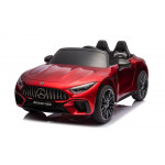 Elektrická autíčko Mercedes AMG SL63 - lakované -červené